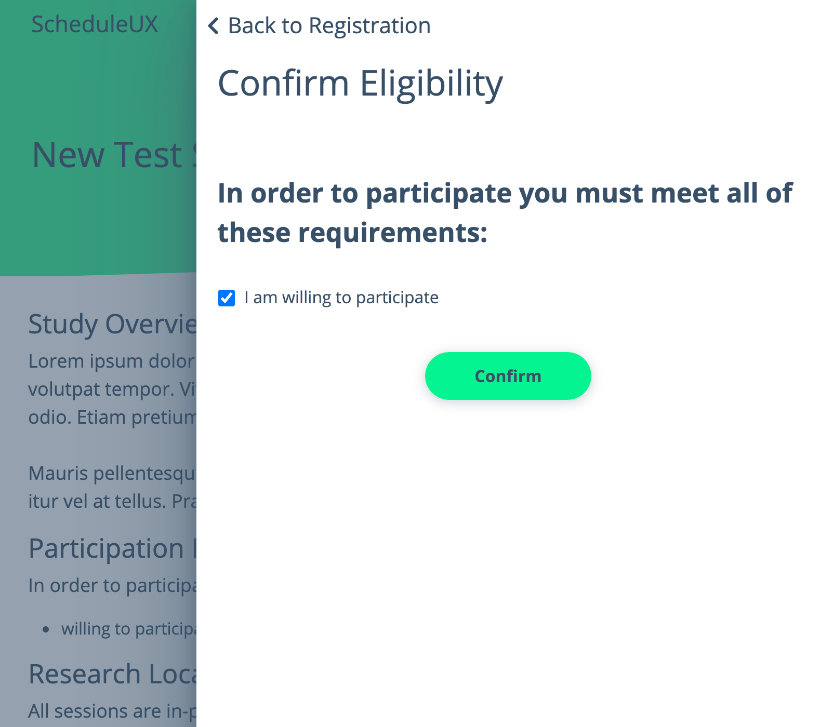 Registration Eligibility