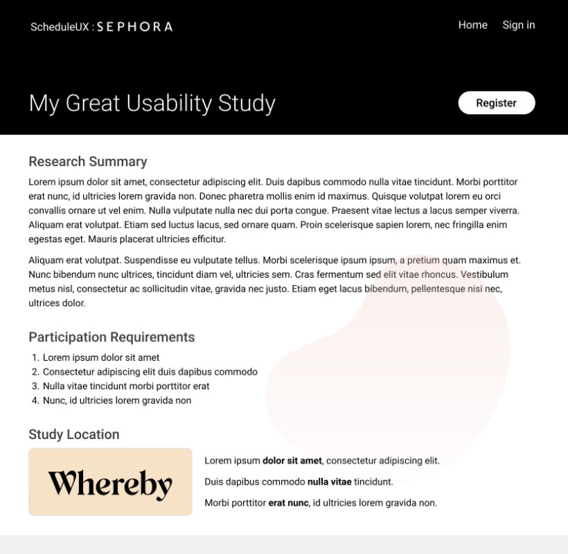 Registration v3 Sephora-branded